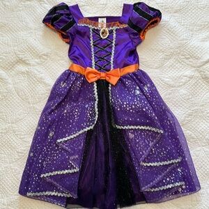 Disney Minnie Mouse Witch Halloween Costume size 7/8